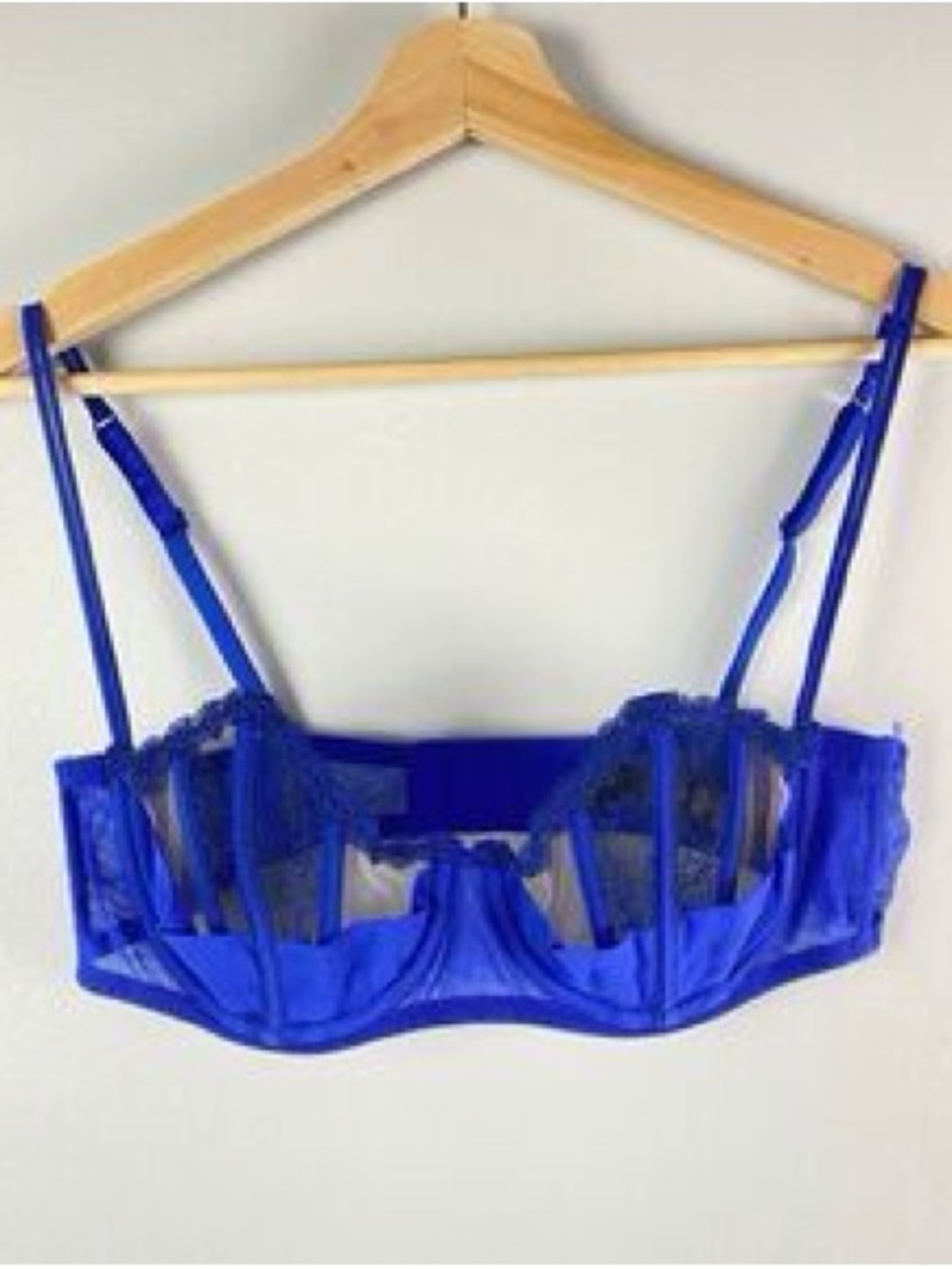 La Perla Cobalt Blue Lace Underwire Bra